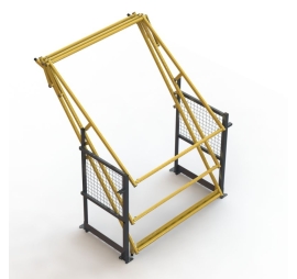 Pivoting and folding safety gate PROVOST