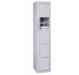 Horizontal clothes locker 1 column 5 compartments