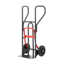 Sack truck with foldable showel