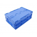 Folding bin integrated lid 600 x 400 PROVOST