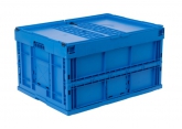 Folding bin integrated lid 800 x 600