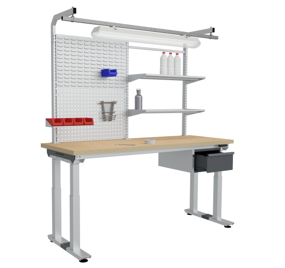 electric workbench with elevation