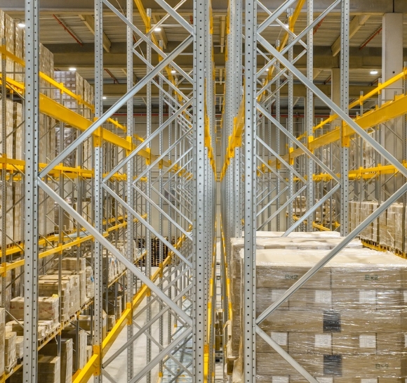general view pallet rack system